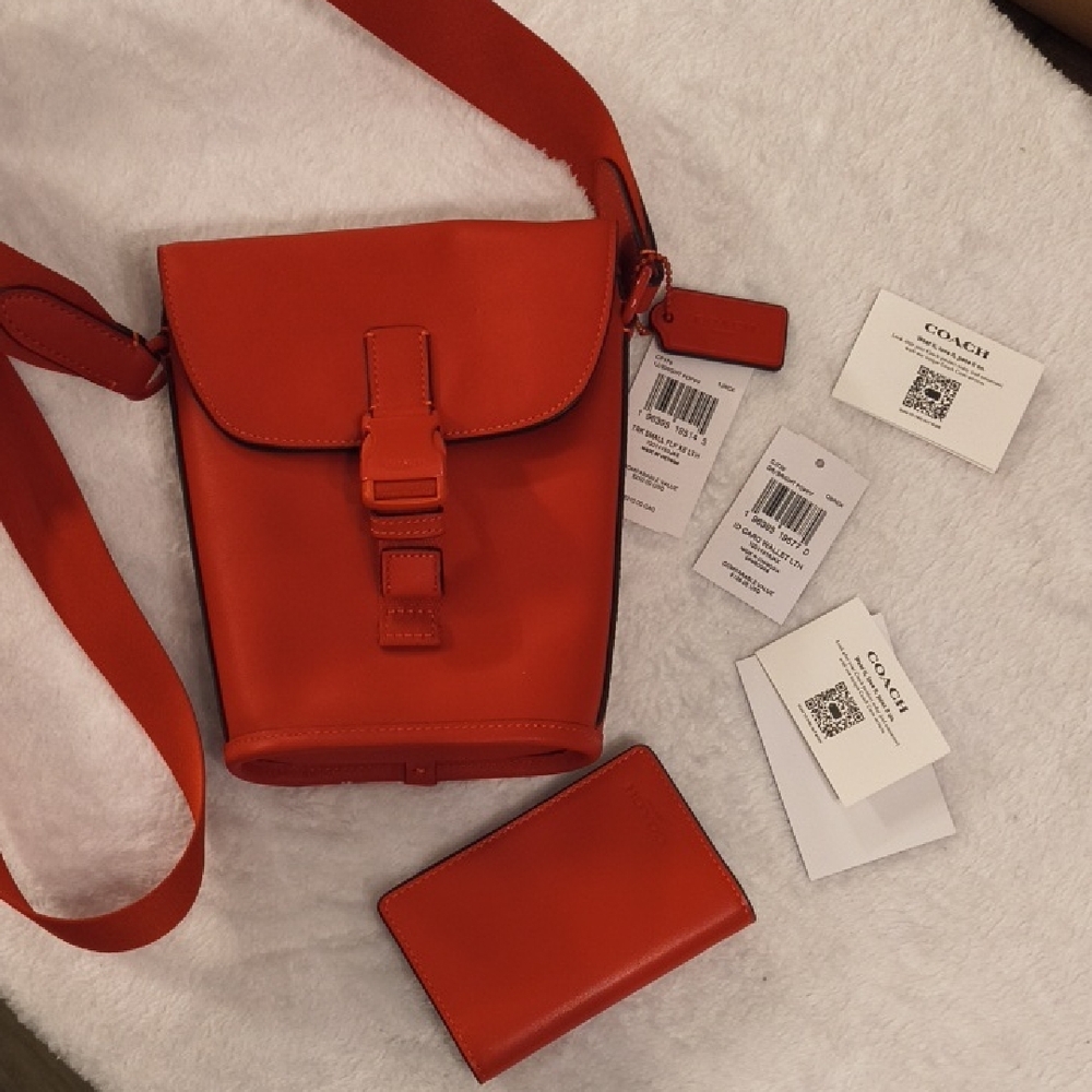 Coach Red Crossbody Bag